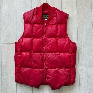 Vintage 90s Eddie Bauer Quilted Goose Down Puffer Vest Women’s Size 40/M